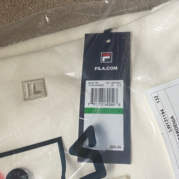 Women’s FILA Large Gardenia Lylah Hoodie - NEW WITH TAGS - Picture 8 of 8